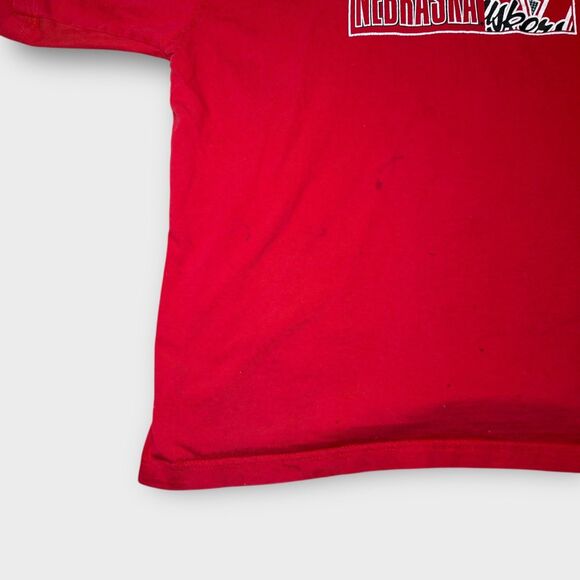 Vtg Nebraska Huskers Starter Shirt XL Red NCAA College Football Y2K Baggy Gorp - Picture 6 of 11
